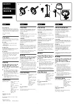 Sony WS-X10FB User Manual preview