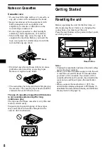 Preview for 8 page of Sony WX-4500X Installation/Connections Operating Instructions Manual