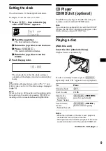 Preview for 9 page of Sony WX-4500X Installation/Connections Operating Instructions Manual