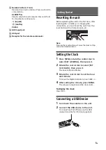 Предварительный просмотр 5 страницы Sony WX-800UI Operating Instructions Manual