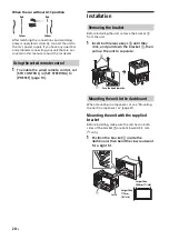 Предварительный просмотр 20 страницы Sony WX-800UI Operating Instructions Manual