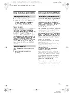 Preview for 11 page of Sony WX-920BT Operating Instructions Manual