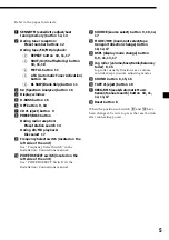 Preview for 5 page of Sony WX-C5000 Operating Instructions Manual