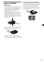 Preview for 7 page of Sony WX-C5000 Operating Instructions Manual