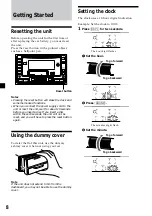 Preview for 8 page of Sony WX-C5000 Operating Instructions Manual