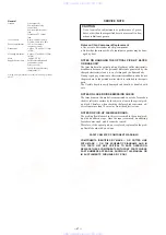 Preview for 2 page of Sony WX-C570R Service Manual