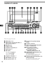 Preview for 4 page of Sony WX-C770 Operating Instructions Manual