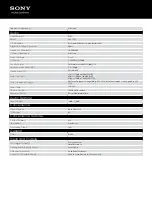 Preview for 2 page of Sony WX-GT77UI - Radio / CD Specifications