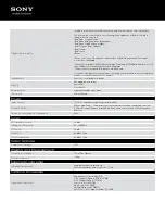 Preview for 3 page of Sony WX-GT77UI - Radio / CD Specifications