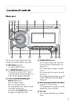 Предварительный просмотр 7 страницы Sony WX-GT80UI Operating Instructions Manual