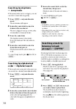 Предварительный просмотр 18 страницы Sony WX-GT80UI Operating Instructions Manual