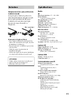 Предварительный просмотр 143 страницы Sony WX-GT90BT Operating Instructions Manual