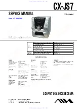 Sony X-JS7 Service Manual preview