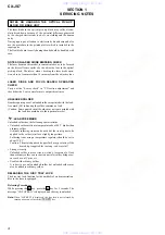 Preview for 4 page of Sony X-JS7 Service Manual