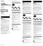 Sony XA-AC13 Operating Instructions preview