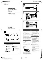 Sony XA-CA660X Installation And Connections preview