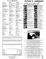 Preview for 3 page of Sony XA-R800C Operating Instructions