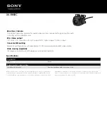 Preview for 1 page of Sony XA-R800C Specifications