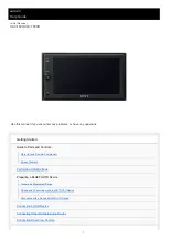 Sony XAV-1500 Help Manual предпросмотр