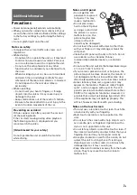 Preview for 7 page of Sony XAV-1550D Operating Instructions Manual