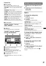 Preview for 27 page of Sony XAV-601BT Operating Instructions Manual