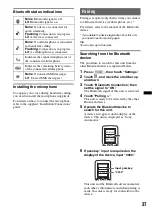 Предварительный просмотр 37 страницы Sony XAV-601BT Operating Instructions Manual