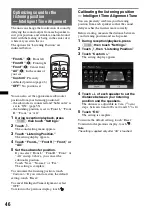 Preview for 46 page of Sony XAV-601BT Operating Instructions Manual