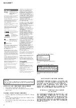 Предварительный просмотр 2 страницы Sony XAV-601BT Service Manual