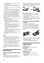 Предварительный просмотр 144 страницы Sony XAV-602BT Operating Instructions Manual