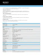 Preview for 2 page of Sony XAV-622 Specifications