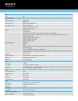 Preview for 3 page of Sony XAV-622 Specifications