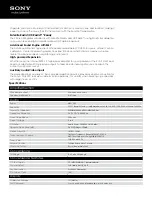 Preview for 2 page of Sony XAV-63 Specifications