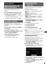 Preview for 45 page of Sony XAV-701BT Operating Instructions Manual