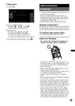 Preview for 55 page of Sony XAV-701BT Operating Instructions Manual