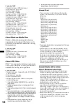 Preview for 58 page of Sony XAV-701BT Operating Instructions Manual