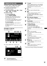 Preview for 17 page of Sony XAV-701HD Operating Instructions Manual