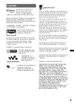 Preview for 9 page of Sony XAV-70BT Operating Instructions Manual