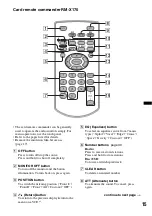 Предварительный просмотр 15 страницы Sony XAV-70BT Operating Instructions Manual