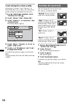 Предварительный просмотр 54 страницы Sony XAV-70BT Operating Instructions Manual