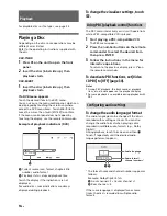 Preview for 14 page of Sony XAV-712HD Operating Instructions Manual