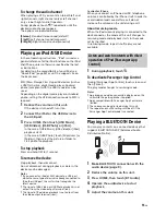 Preview for 15 page of Sony XAV-712HD Operating Instructions Manual