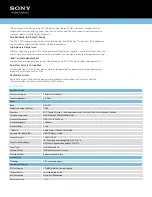 Preview for 2 page of Sony XAV-72BT Specifications