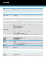 Preview for 3 page of Sony XAV-72BT Specifications