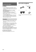 Предварительный просмотр 26 страницы Sony XAV-AX1000 Operating Instructions Manual