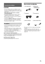 Preview for 25 page of Sony XAV-AX150 Operating Instructions Manual