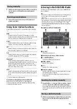 Preview for 9 page of Sony XAV-AX205DB Operating Instructions Manual