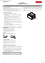 Preview for 4 page of Sony XAV-AX210 Service Manual