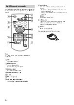 Preview for 6 page of Sony XAV-AX3000 Operating Instructions Manual