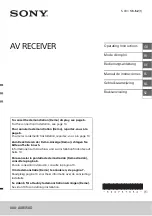 Preview for 1 page of Sony XAV-AX8050D Operating Instructions Manual