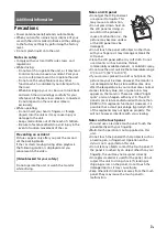 Preview for 7 page of Sony XAV-AX8050D Operating Instructions Manual